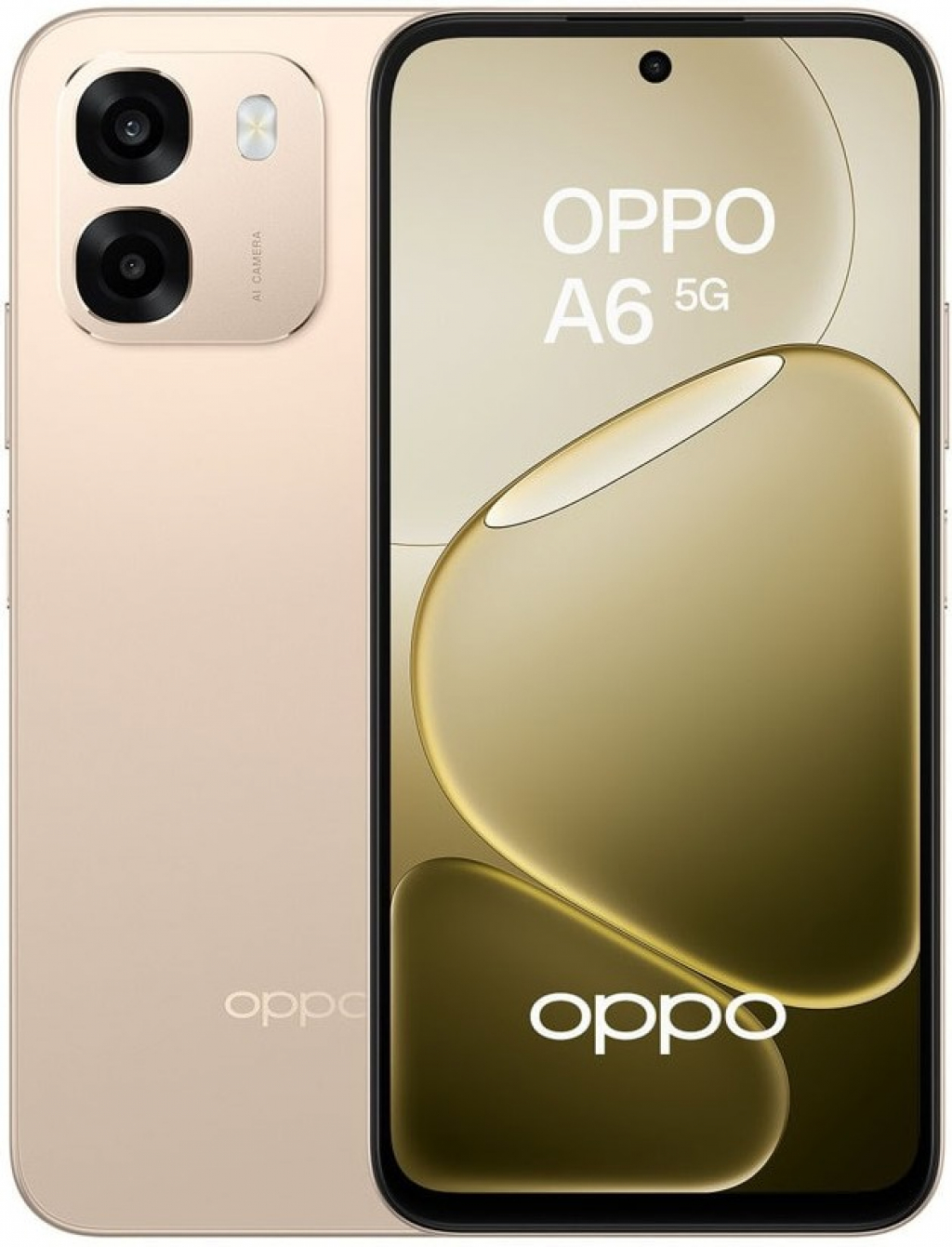 Смартфон Oppo A6 5G 6/256GB Aurora Gold